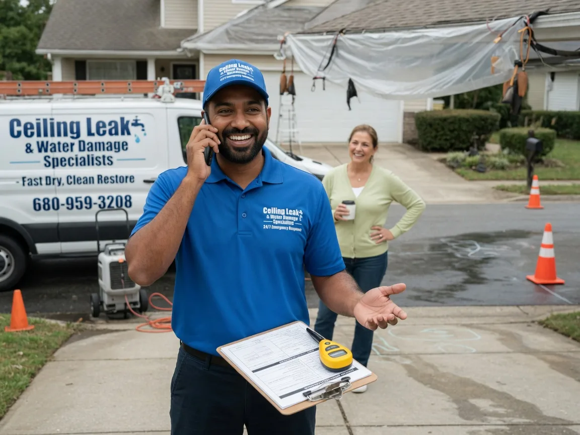 Ceiling Leak Cleanup Oakdale, CT FAQs